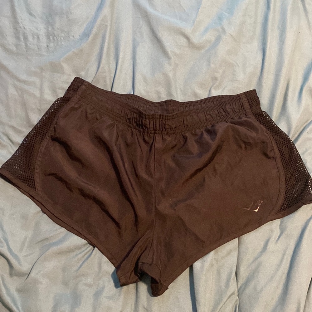 Womens Pony Athletic Shorts Black Extra Large